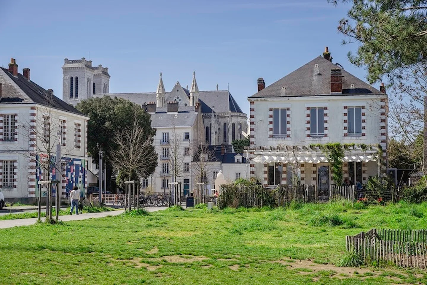 Vue du quartier de la Caserne Mellinet à Nantes